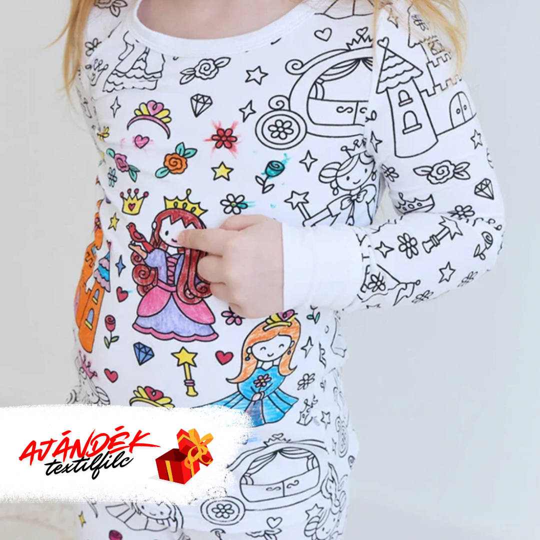 KisKalandor Színezhető Pizsama