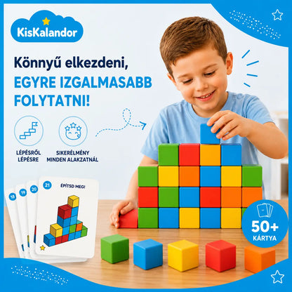 KisKalandor Mágneses Építőkocka
