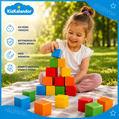 KisKalandor Mágneses Építőkocka